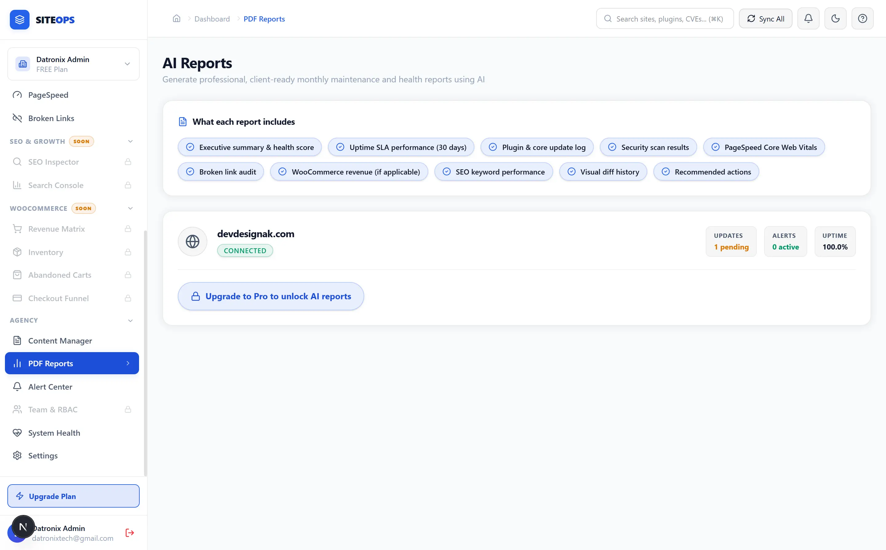 AI Reporting